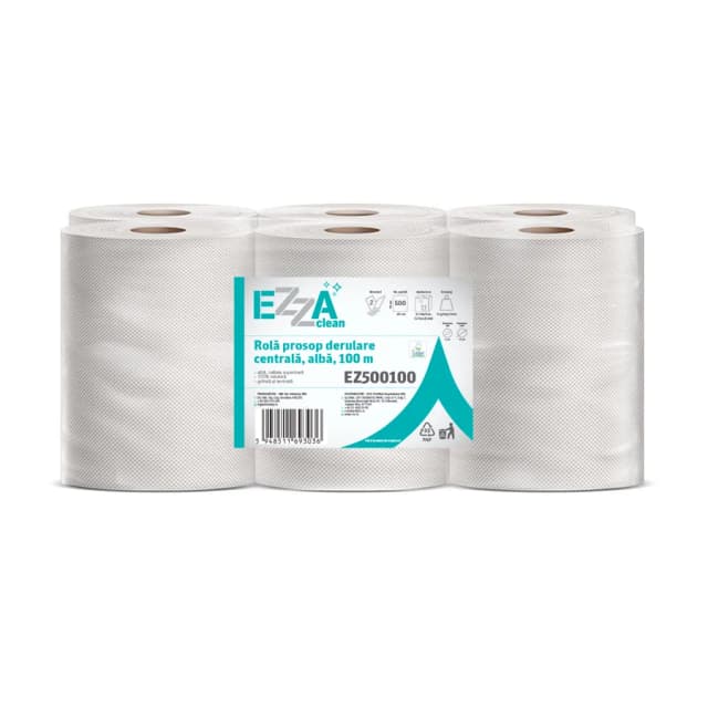 Rolă prosop derulare centrală EZZA Clean, 100 m